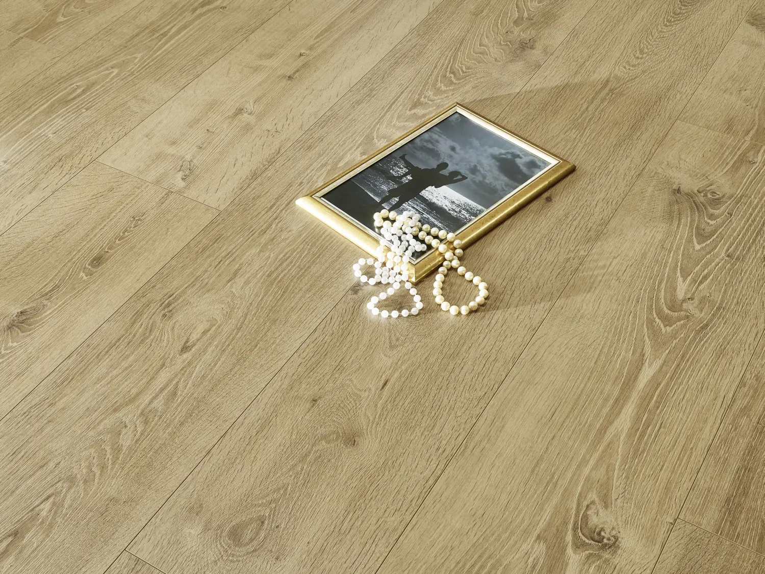 Laminat Deluxe Eiche Kolonial Creme von Habekost